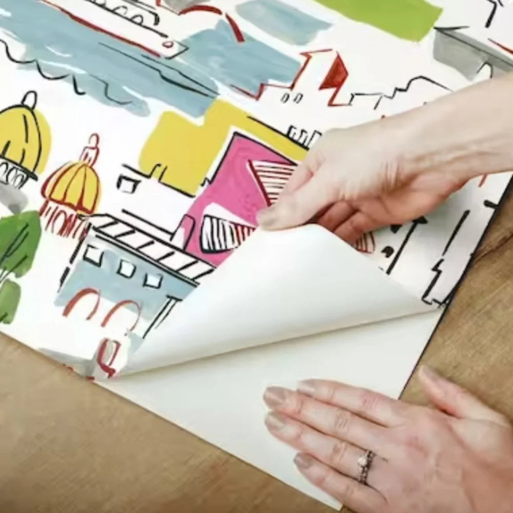 - 3!!!! ROOMMATES X WAVERLY NWT arrondissement peel & stick wallpaper